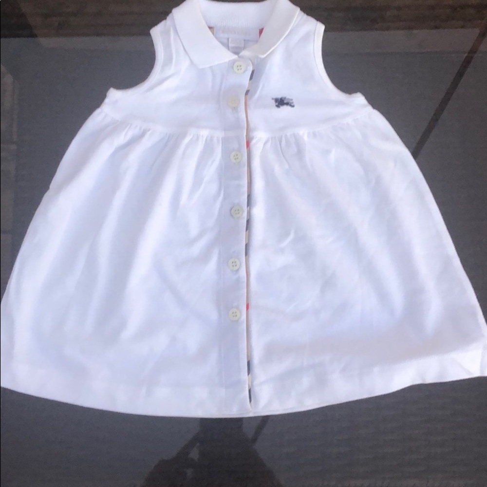 Burberry white dress